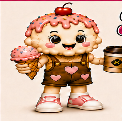Mrs. Scoops mascot